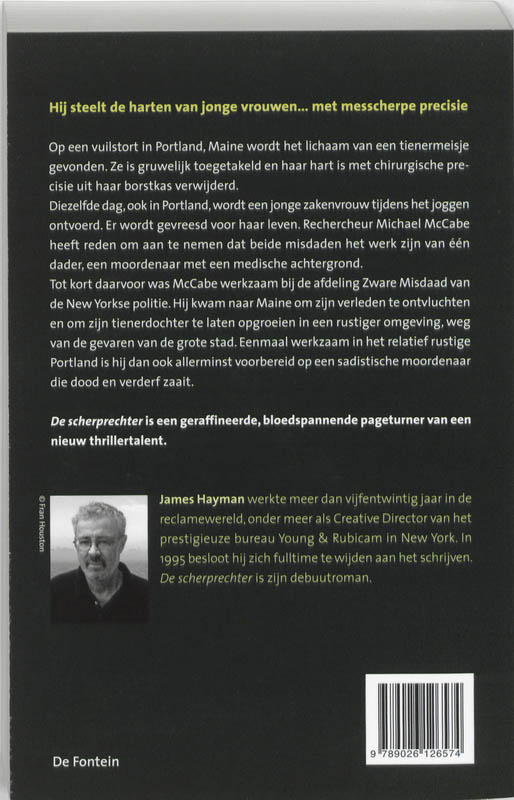 Achterkant van De scherprechter