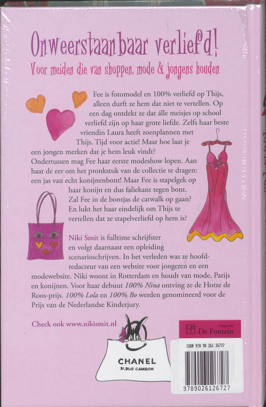 Achterkant van 100% Fee