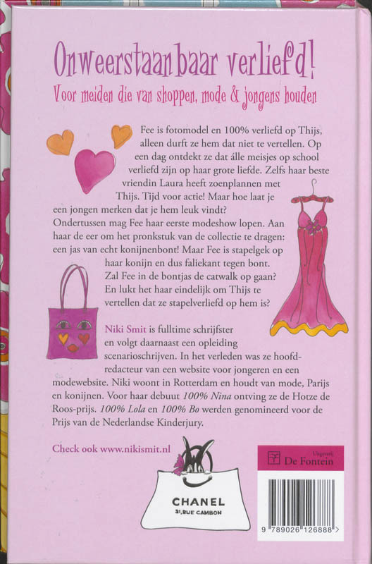 Achterkant van 100% Fee