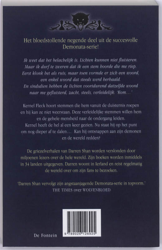 Achterkant van De duisternis roept