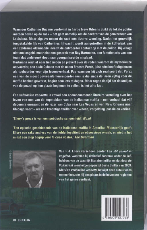 Achterkant van Een volmaakte vendetta