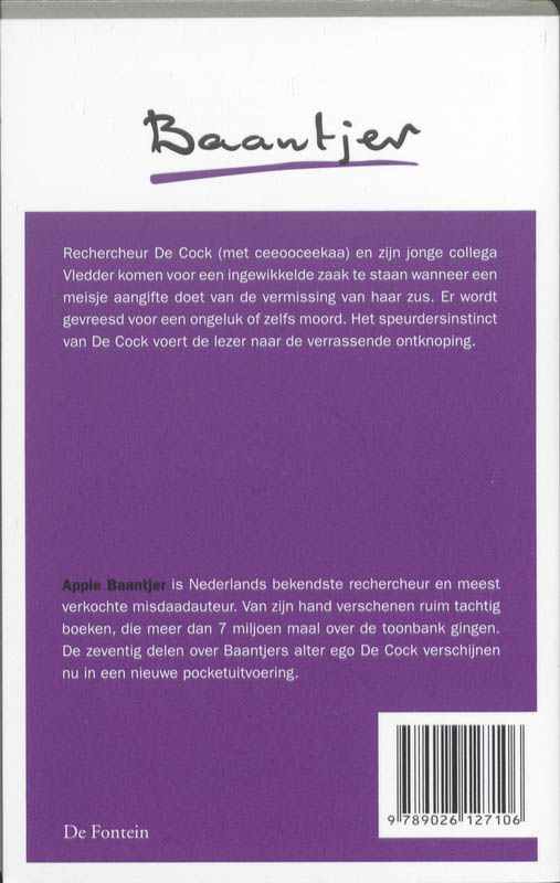 Achterkant van De Cock en het sombere naakt
