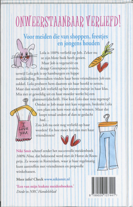 Achterkant van 100% Lola