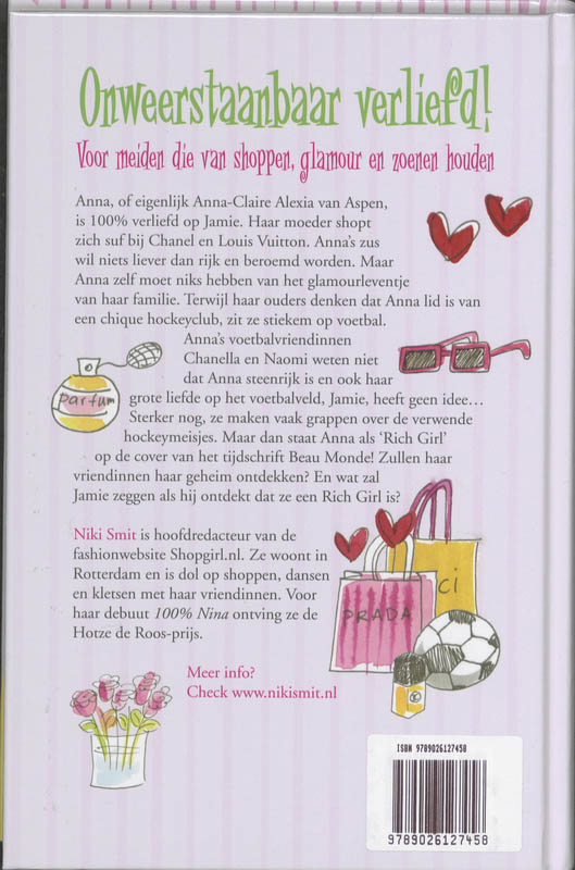 Achterkant van 100% Anna