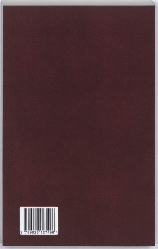 Achterkant van Gebedenboek