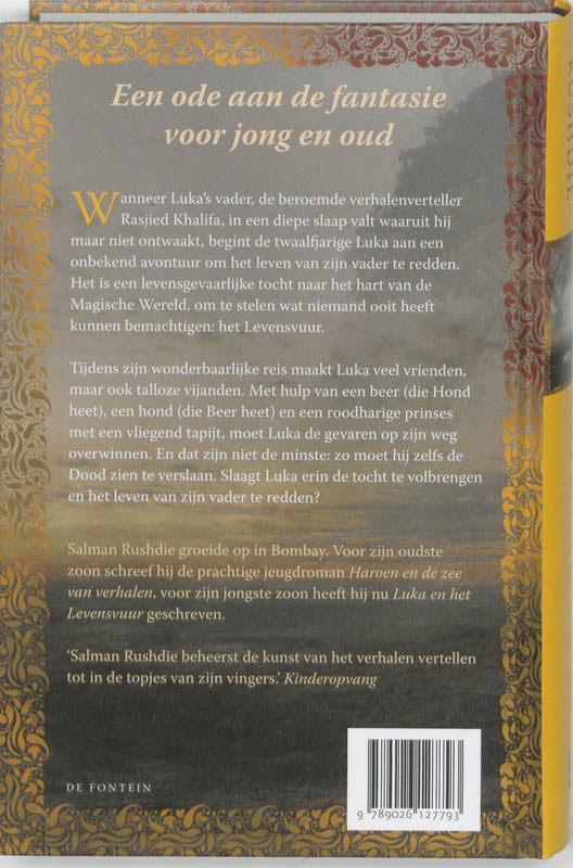 Achterkant van Luka en het levensvuur