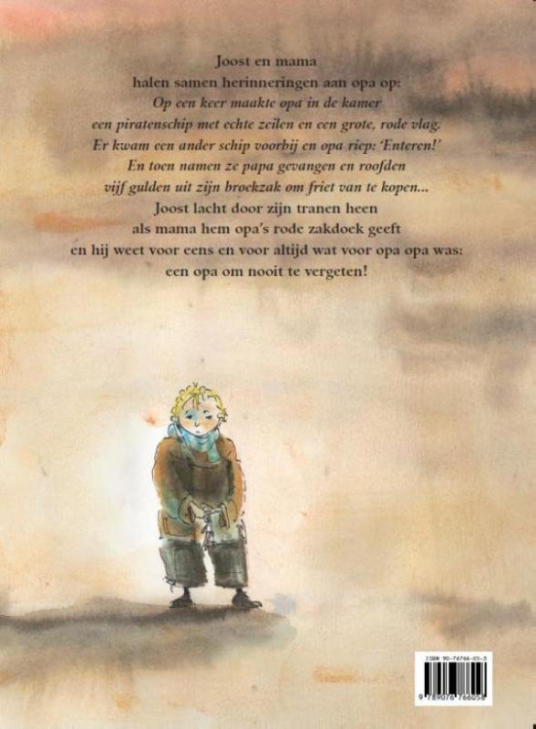 Achterkant van Een opa om nooit te vergeten
