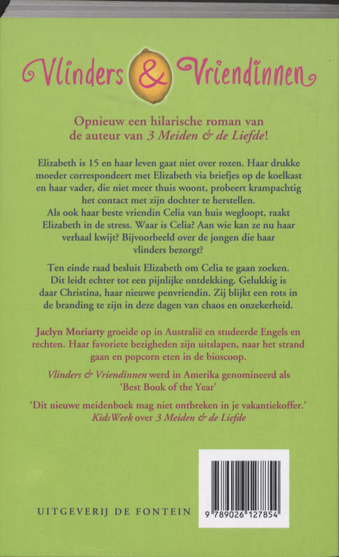 Achterkant van Vlinders & Vriendinnen