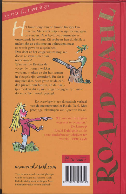 Achterkant van De tovervinger