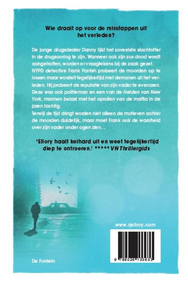 Achterkant van De helden van New York