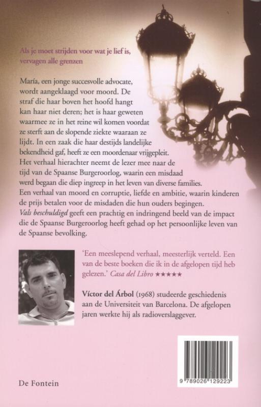 Achterkant van Vals beschuldigd