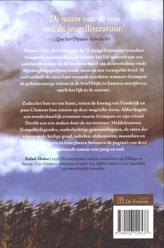 Achterkant van Grimpow - Het geheim der wijzen