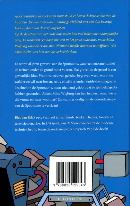 Achterkant van Het spook van de spoorzone