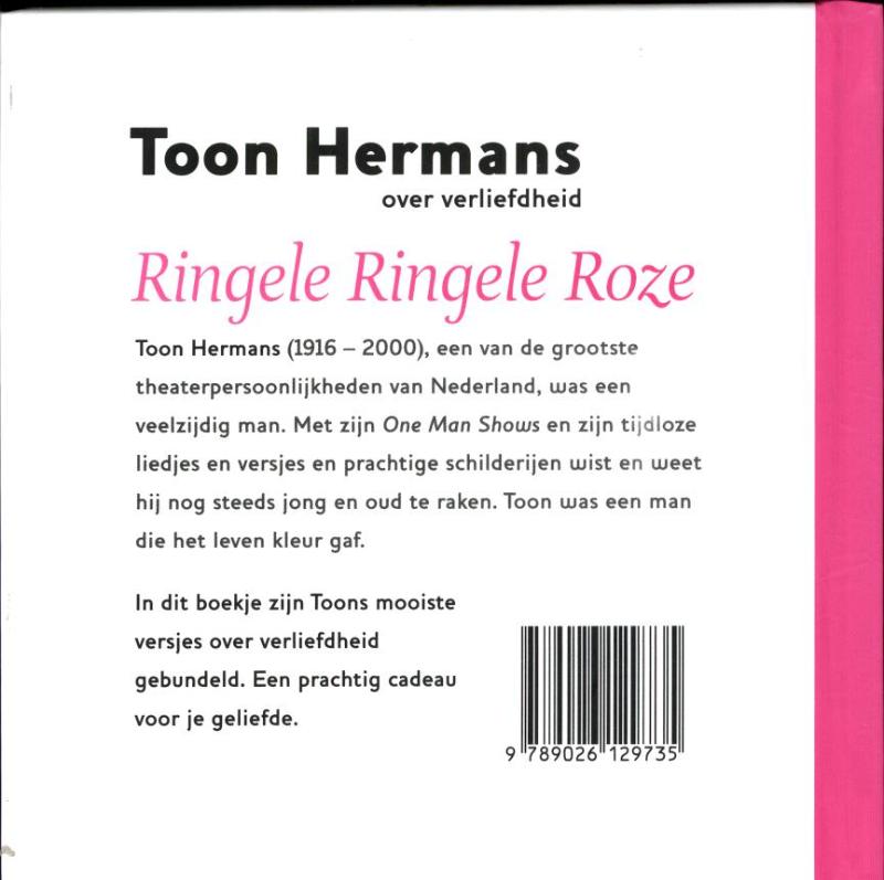 Achterkant van Ringele ringele roze