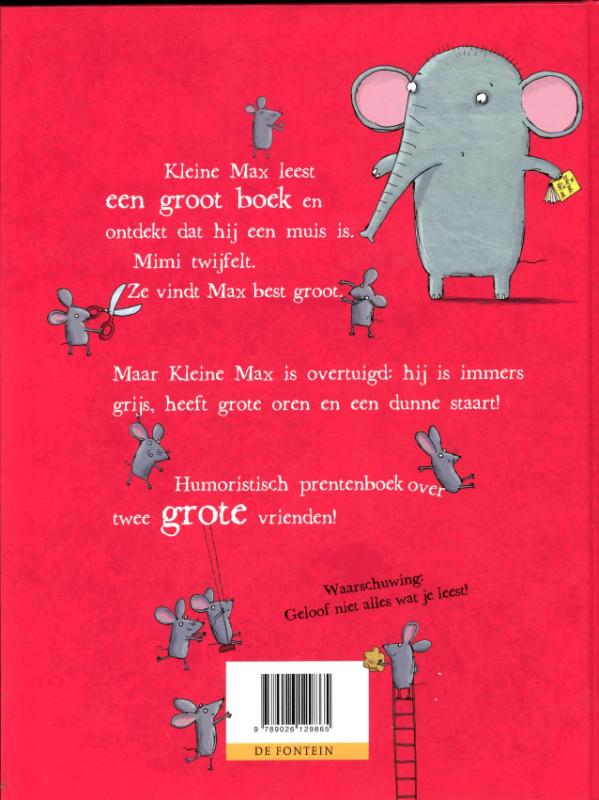 Achterkant van Het boek van Max