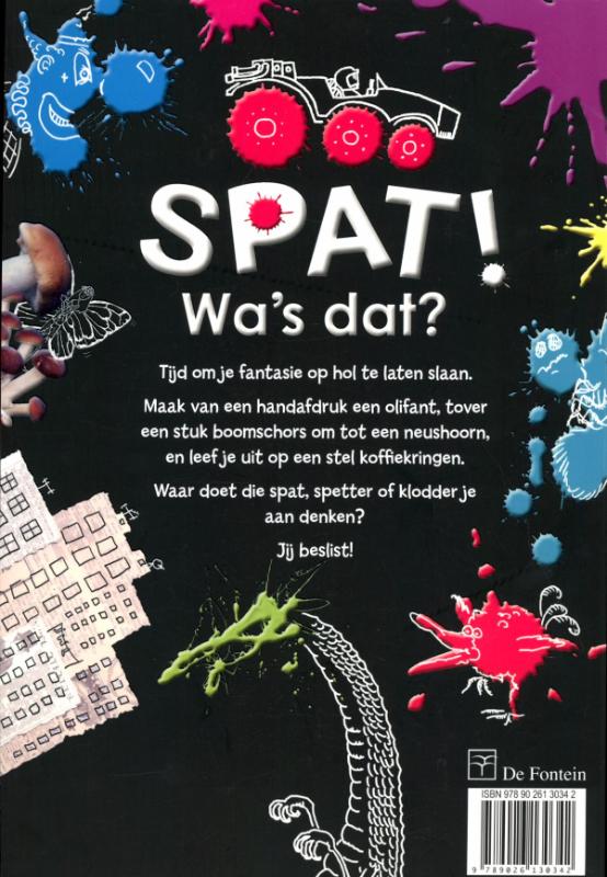 Achterkant van Spat! Wa's dat?