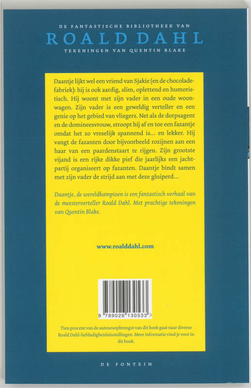 Achterkant van Daantje, de wereldkampioen