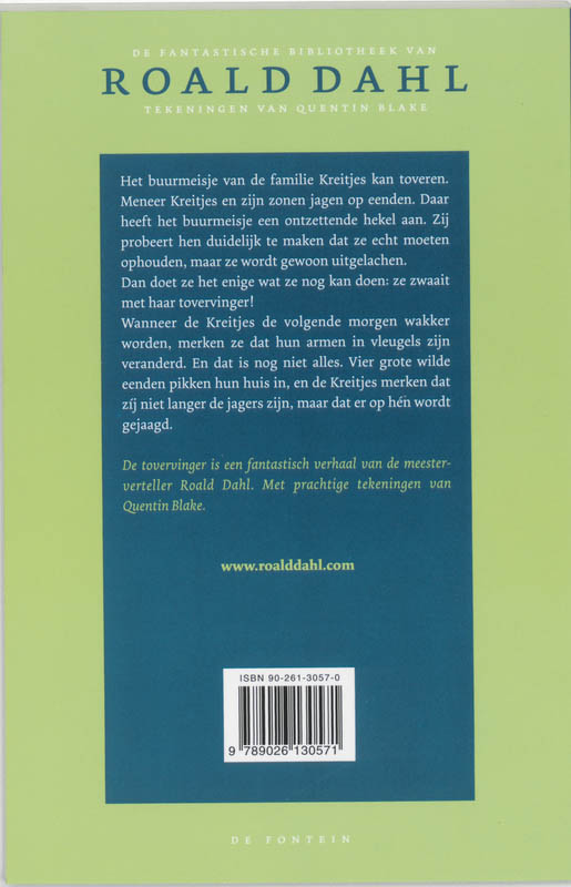 Achterkant van De tovervinger