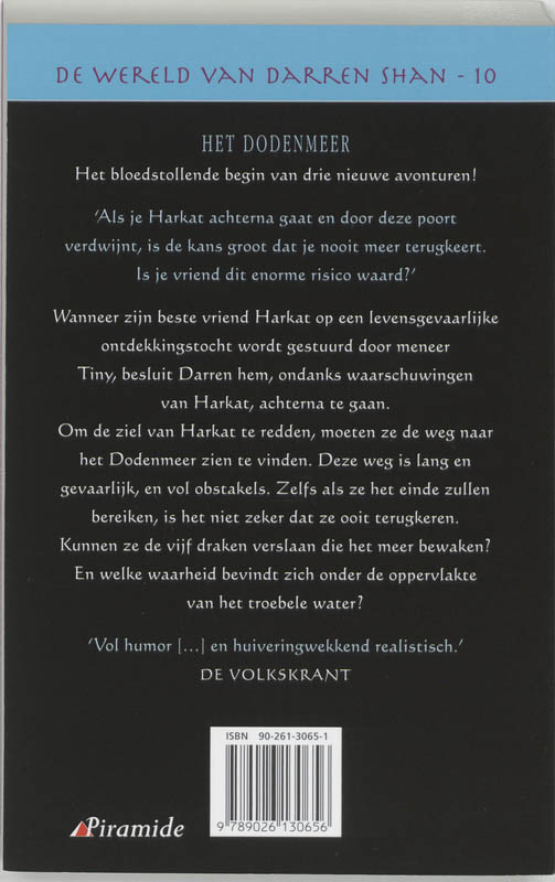 Achterkant van Het dodenmeer