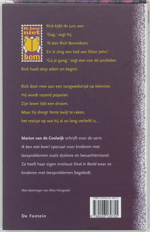 Achterkant van Vet beroemd