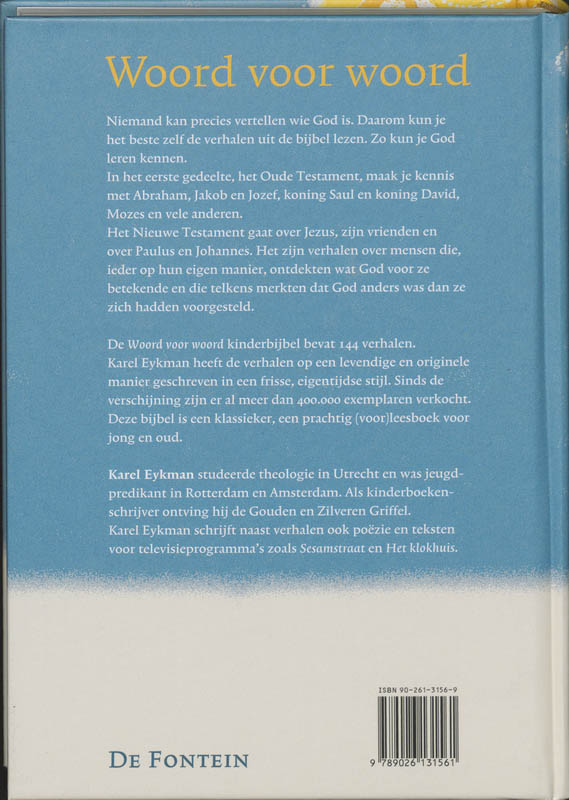 Achterkant van Woord voor Woord