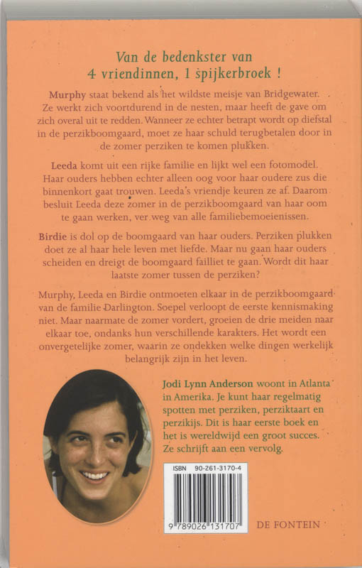 Achterkant van 3 Vriendinnen, 1 fruitige zomer