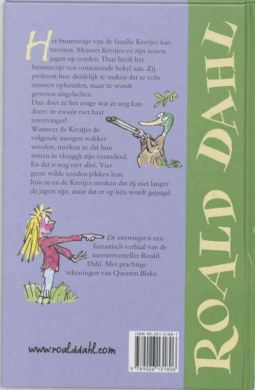 Achterkant van De tovervinger