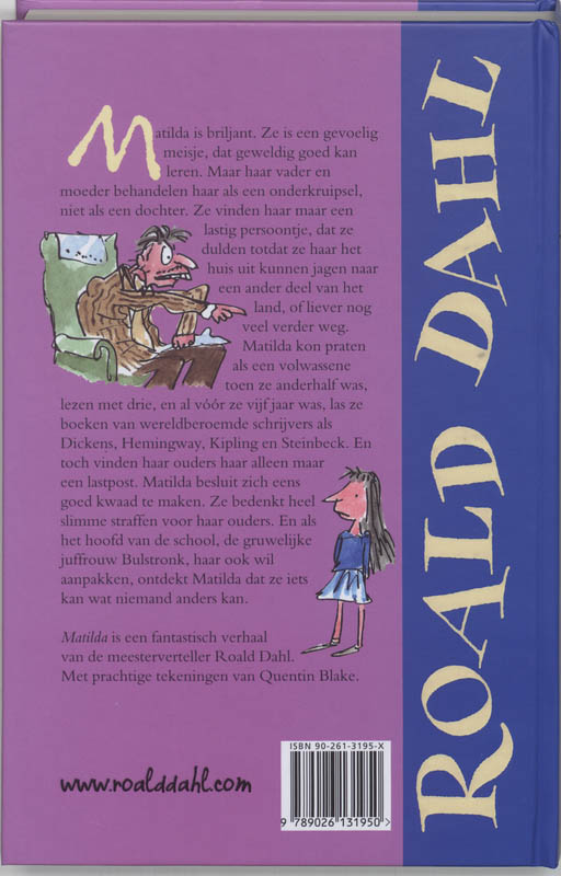 Achterkant van Matilda