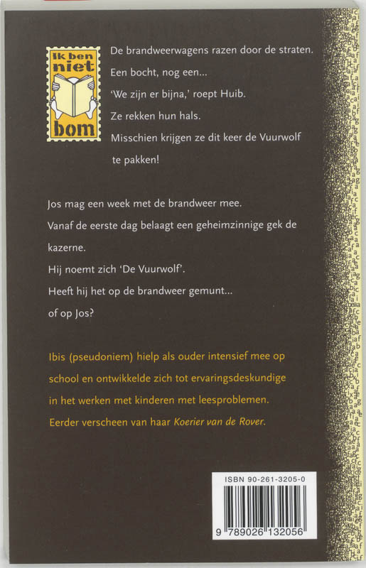 Achterkant van De vuurwolf