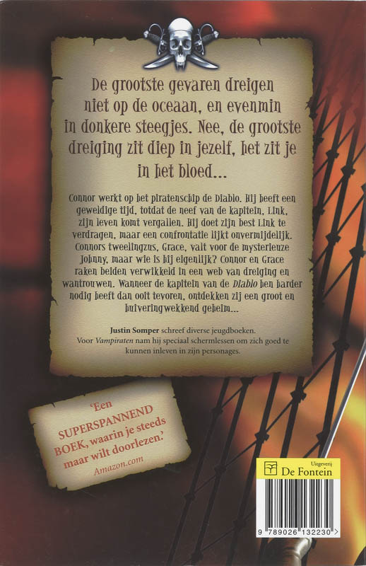 Achterkant van Vampiraten - Bloedzee