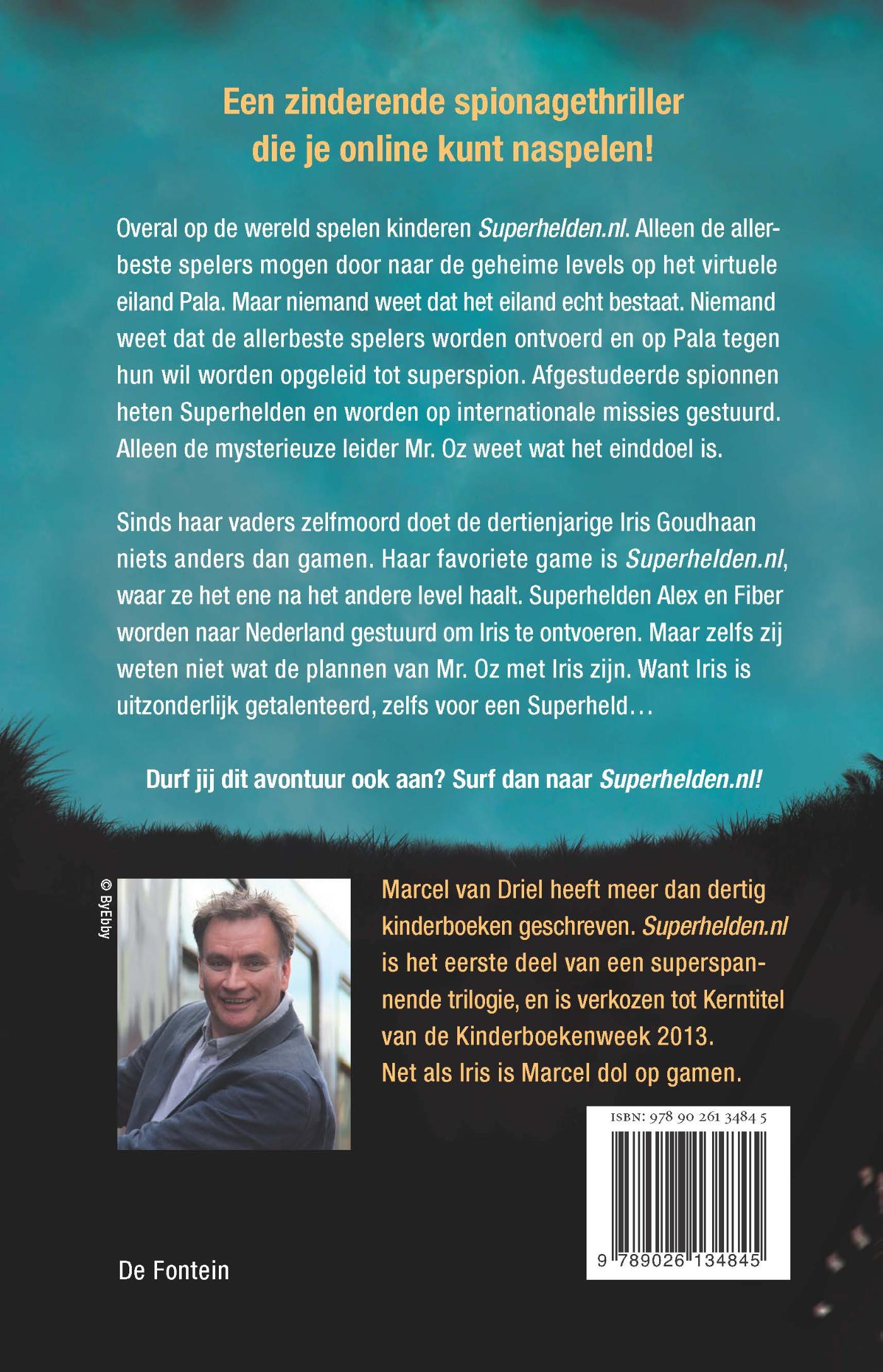 Achterkant van Superhelden.nl