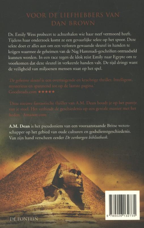 Achterkant van De geheime sleutel