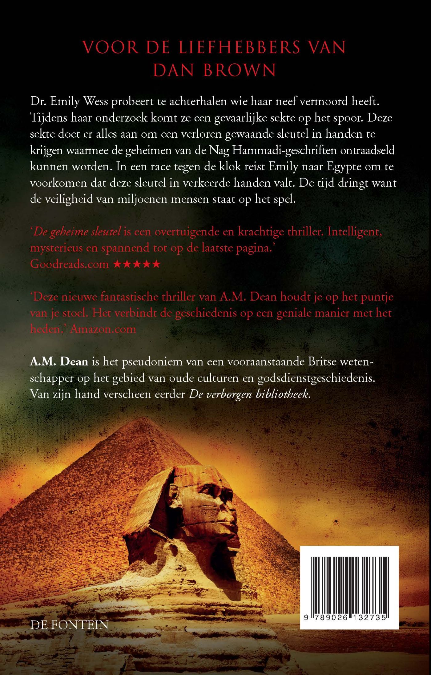 Achterkant van De geheime sleutel