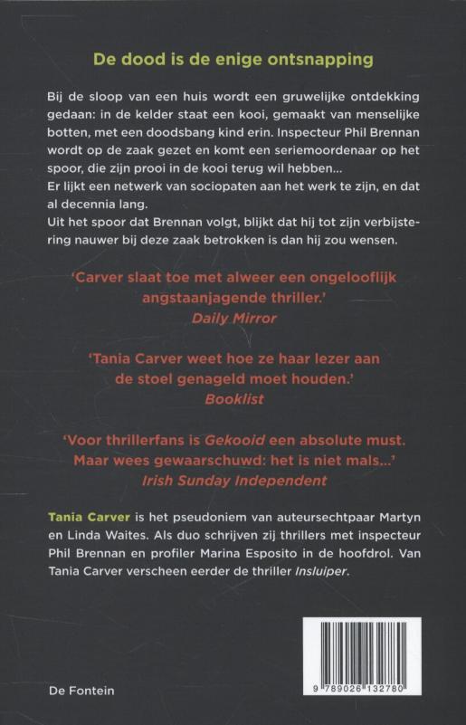 Achterkant van Gekooid