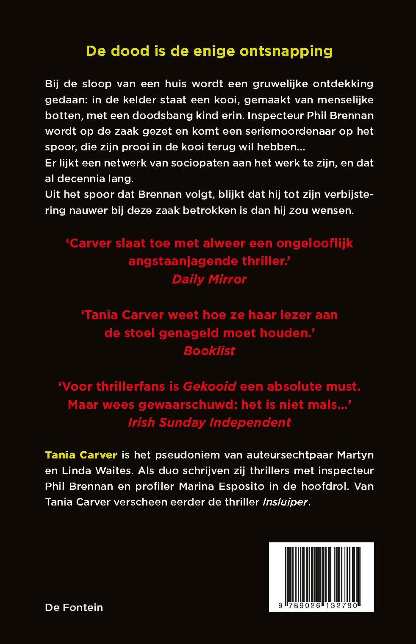 Achterkant van Gekooid