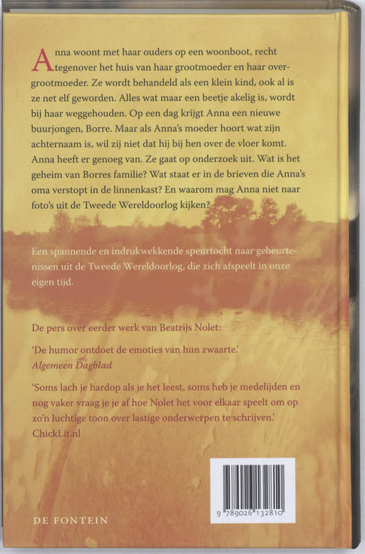 Achterkant van Anna's oorlog
