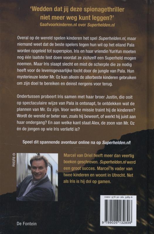 Achterkant van Superhelden.nl
