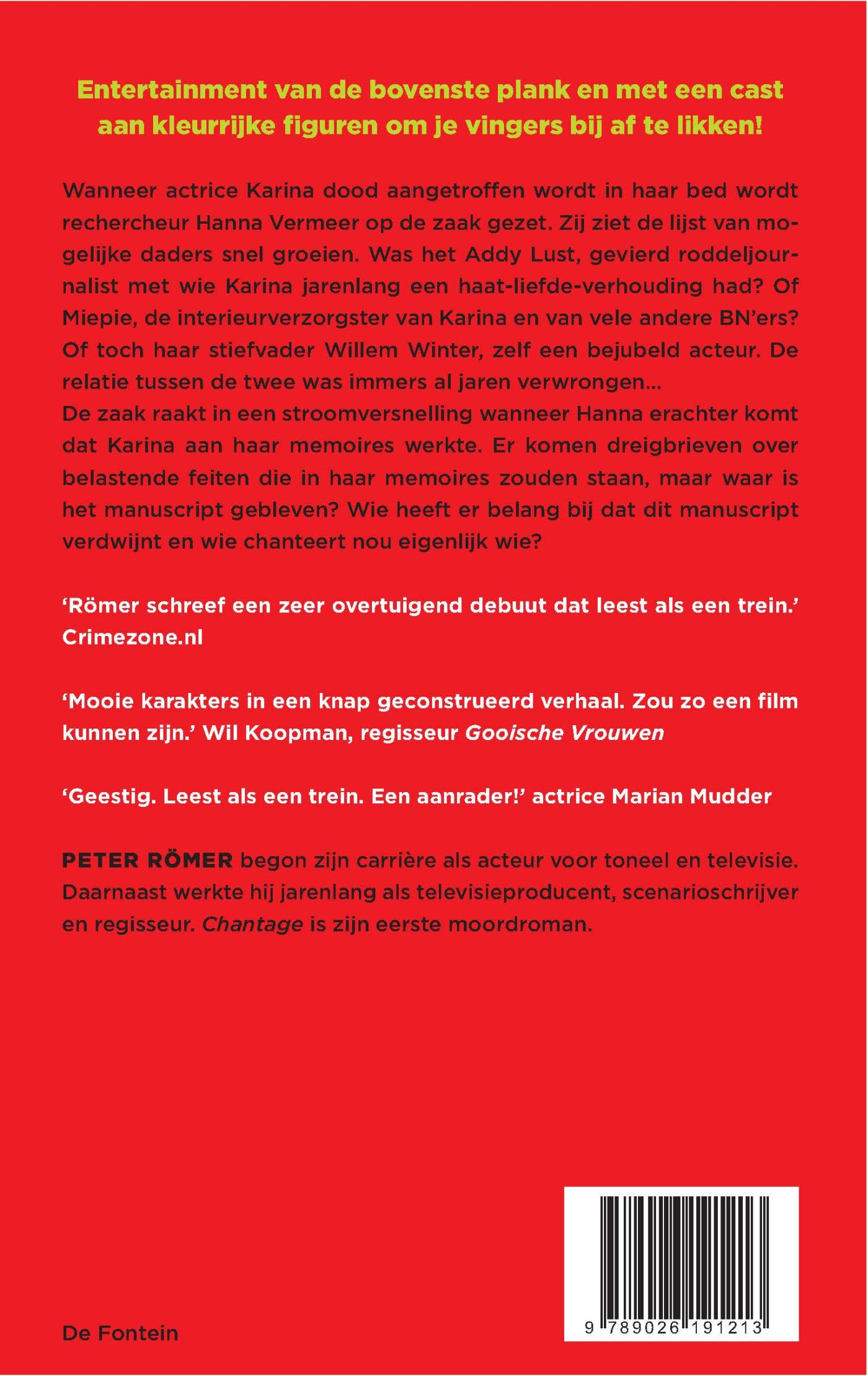 Achterkant van Chantage