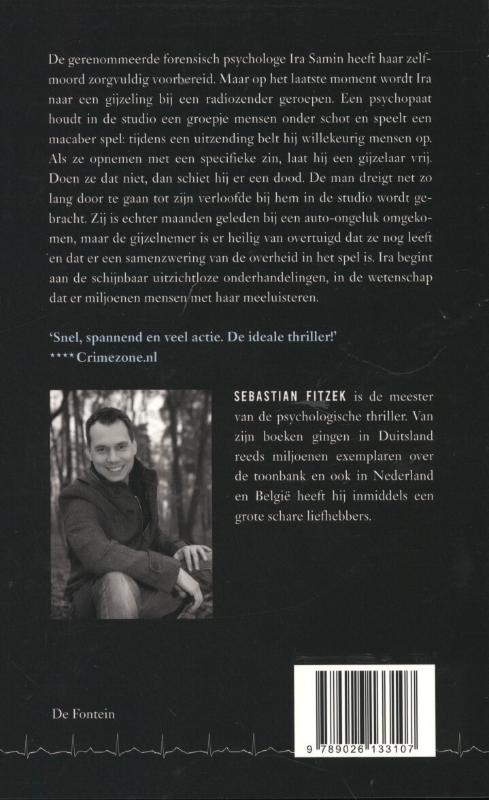 Achterkant van De gijzeling