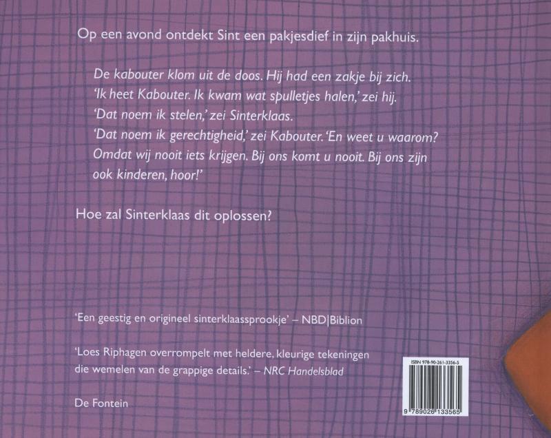 Achterkant van Sint en de pakjesdief