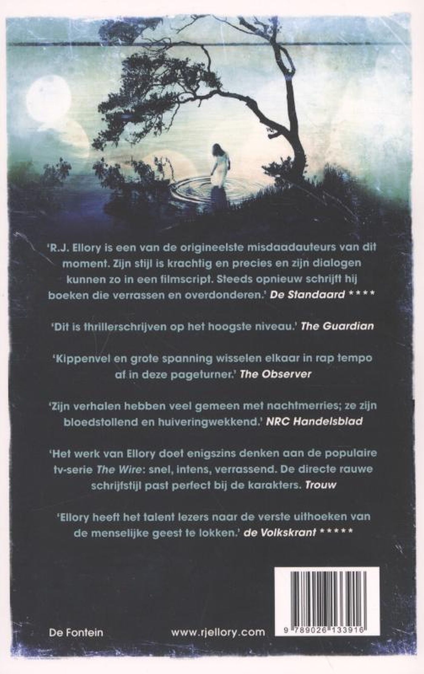 Achterkant van Het kwaad en de rivier
