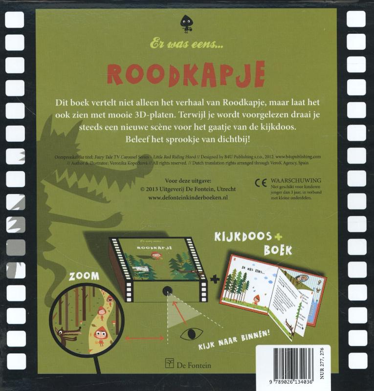Achterkant van Roodkapje