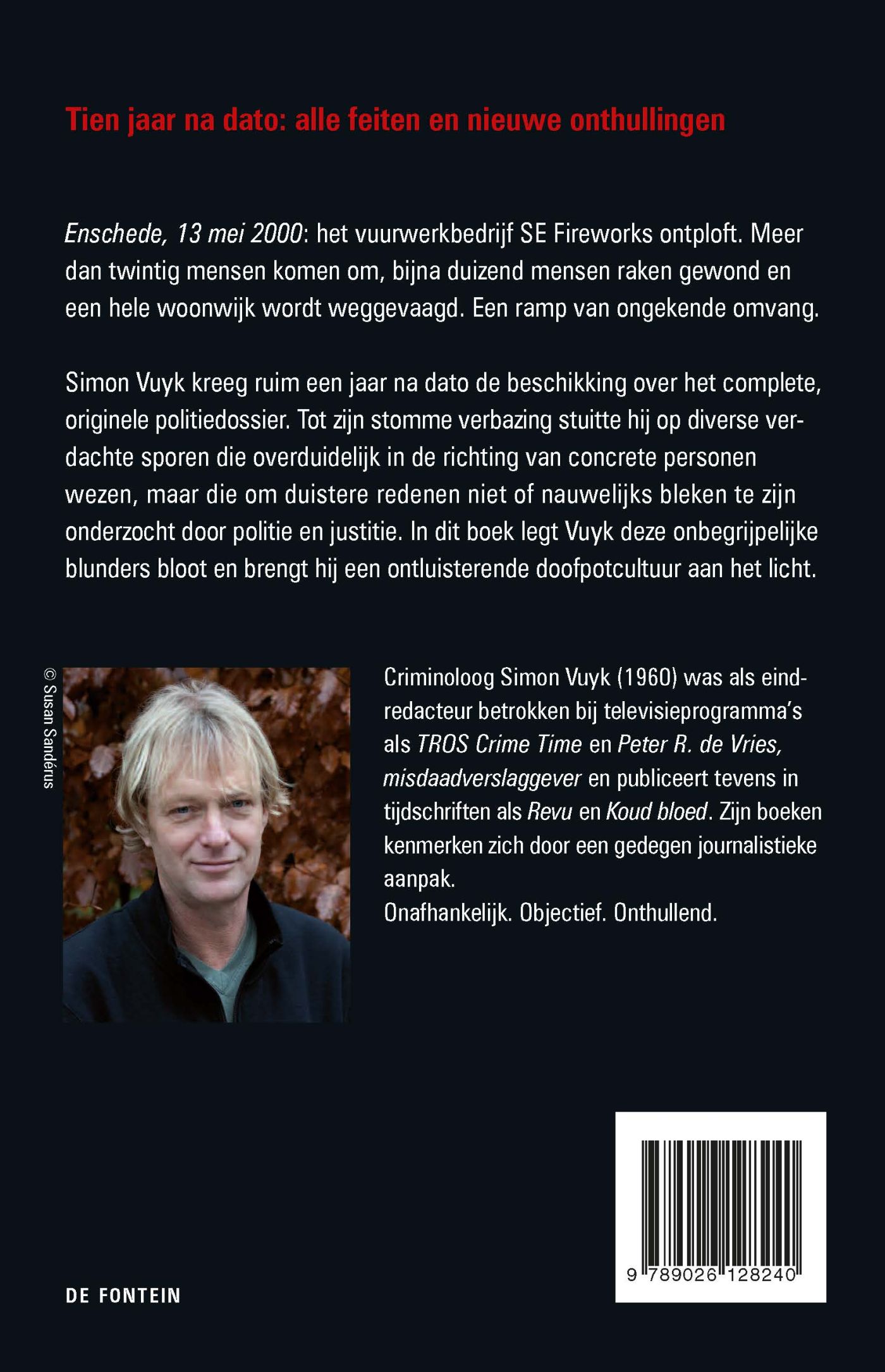Achterkant van De waarheid achter de vuurwerkramp