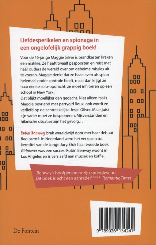 Achterkant van Spy girl