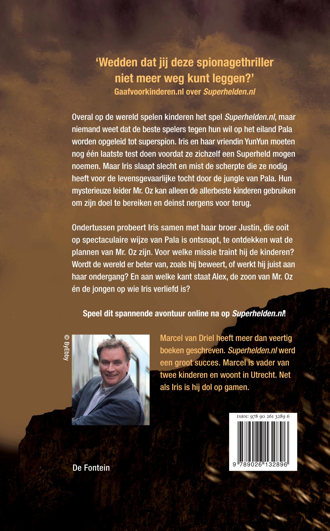 Achterkant van Superhelden.nl