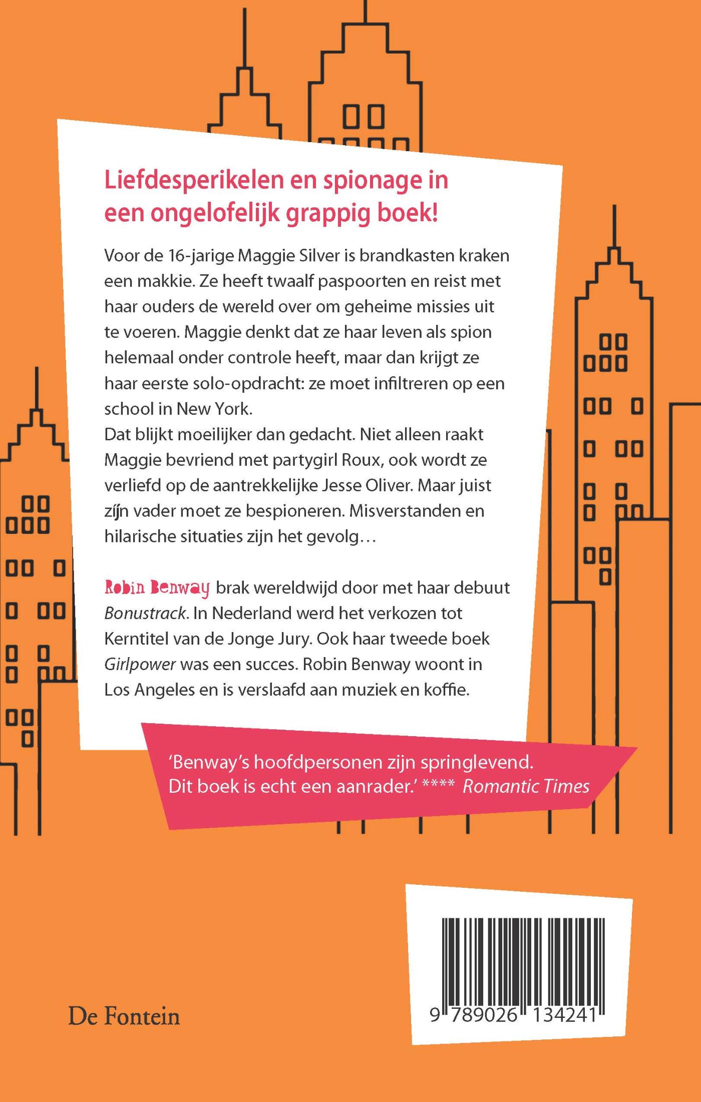Achterkant van Spy girl
