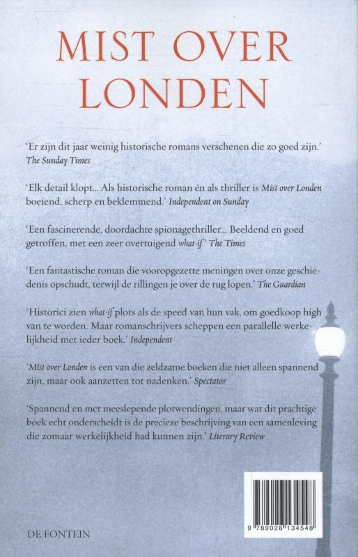 Achterkant van Mist over Londen