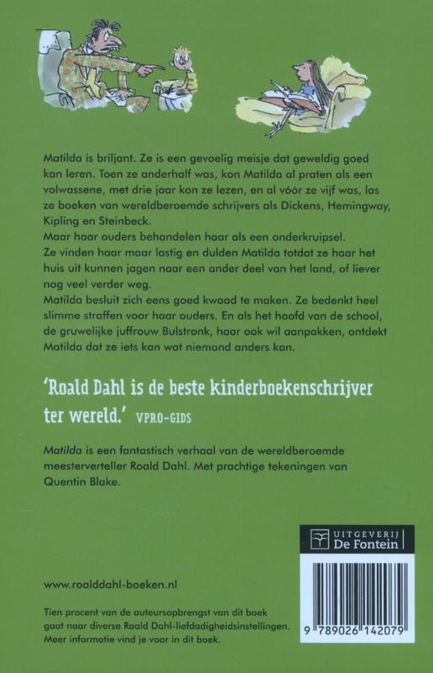 Achterkant van Matilda
