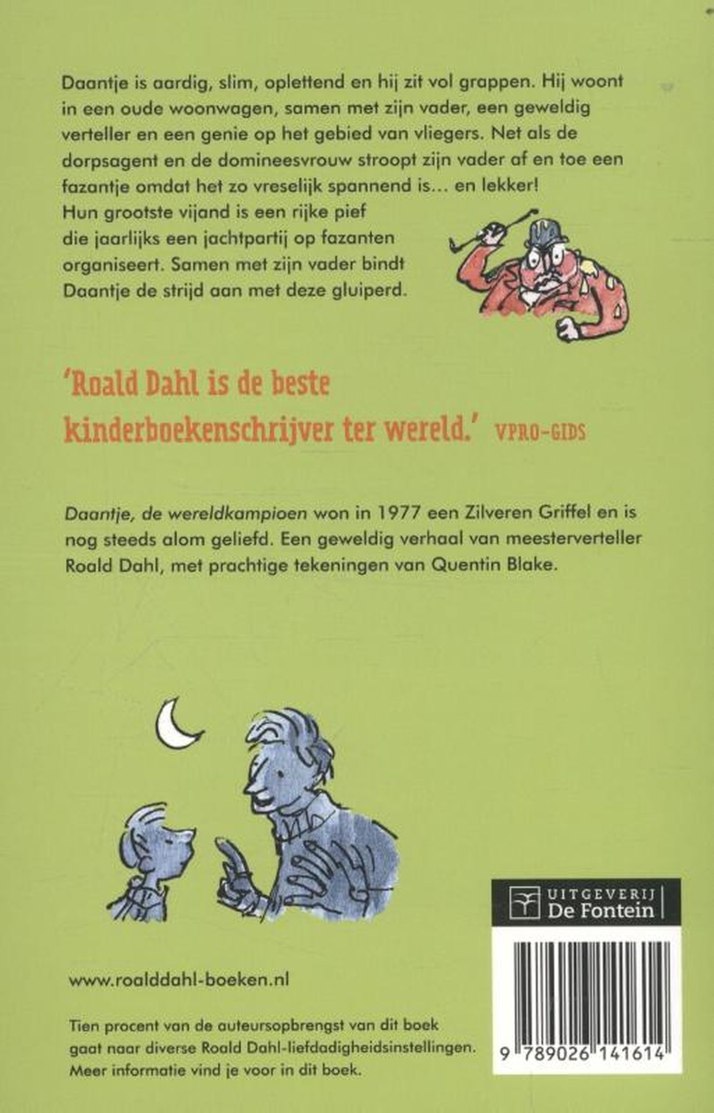 Achterkant van Daantje, de wereldkampioen