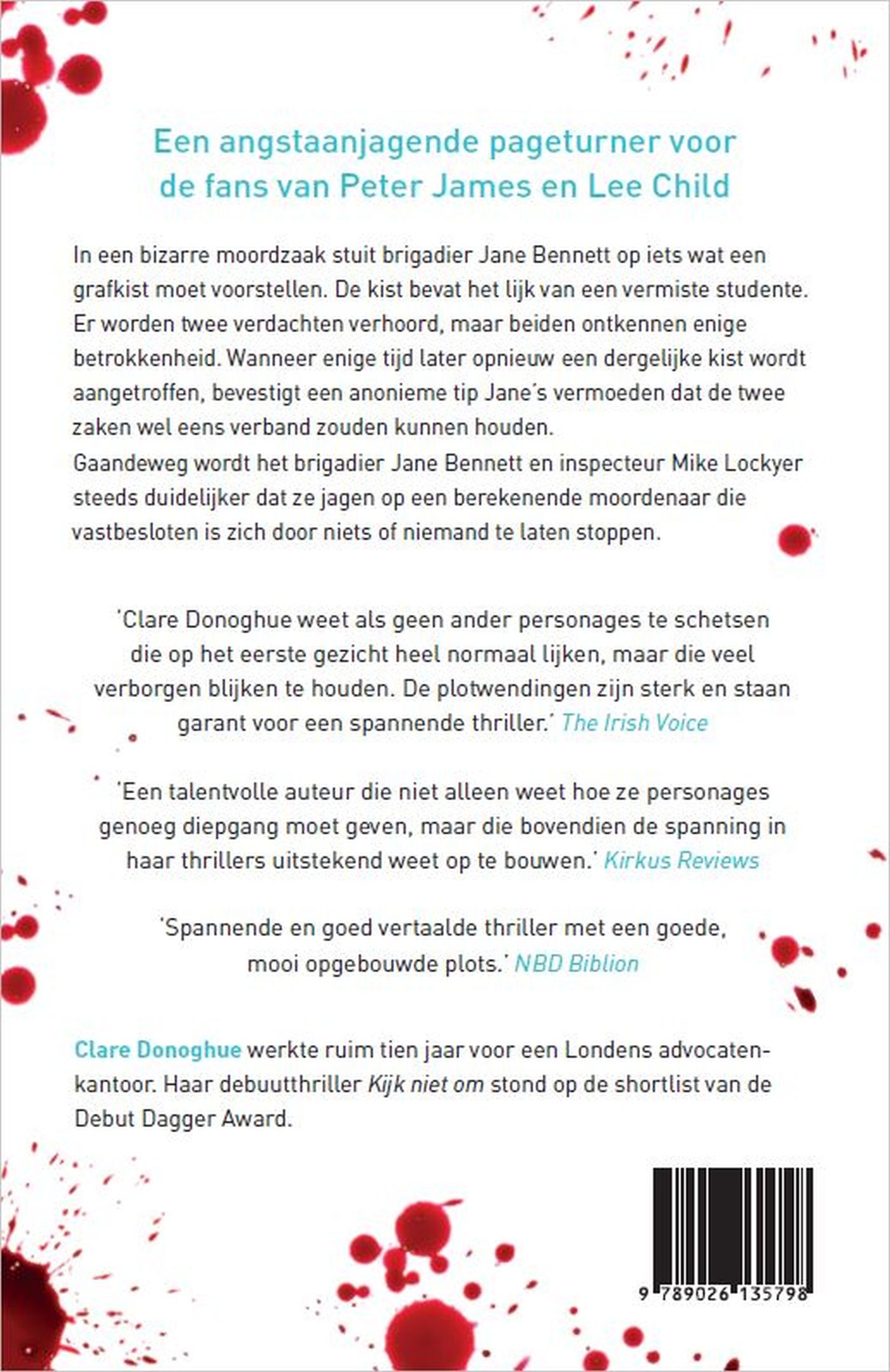 Achterkant van Keer niet terug